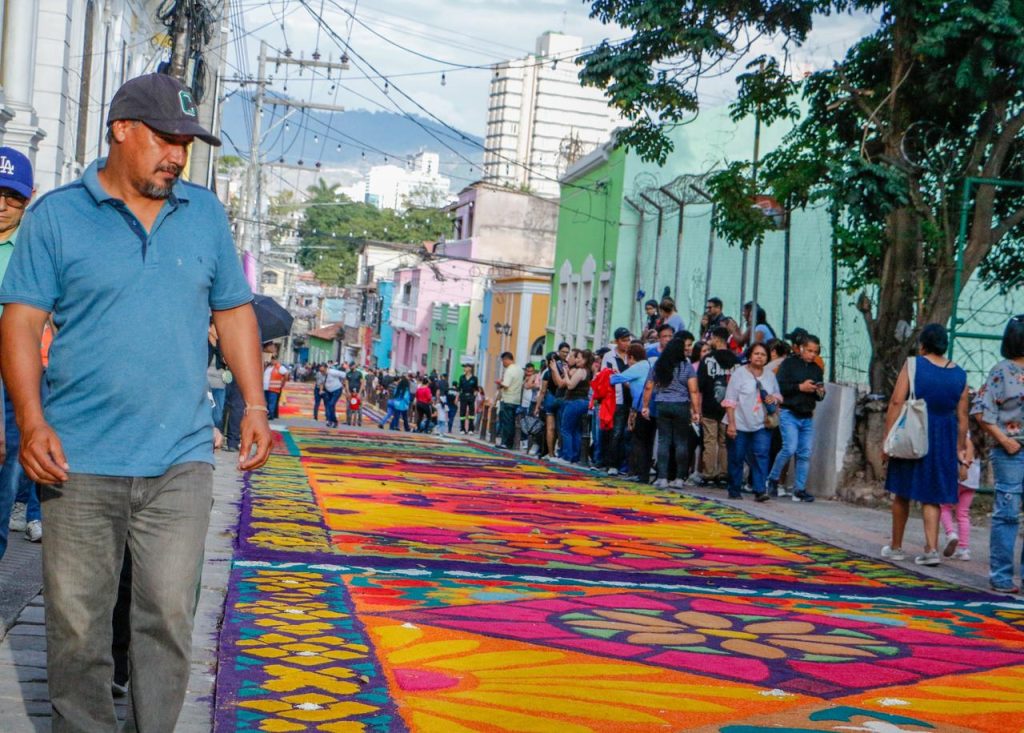Fervor religioso dominó la Semana Santa en Tegucigalpa