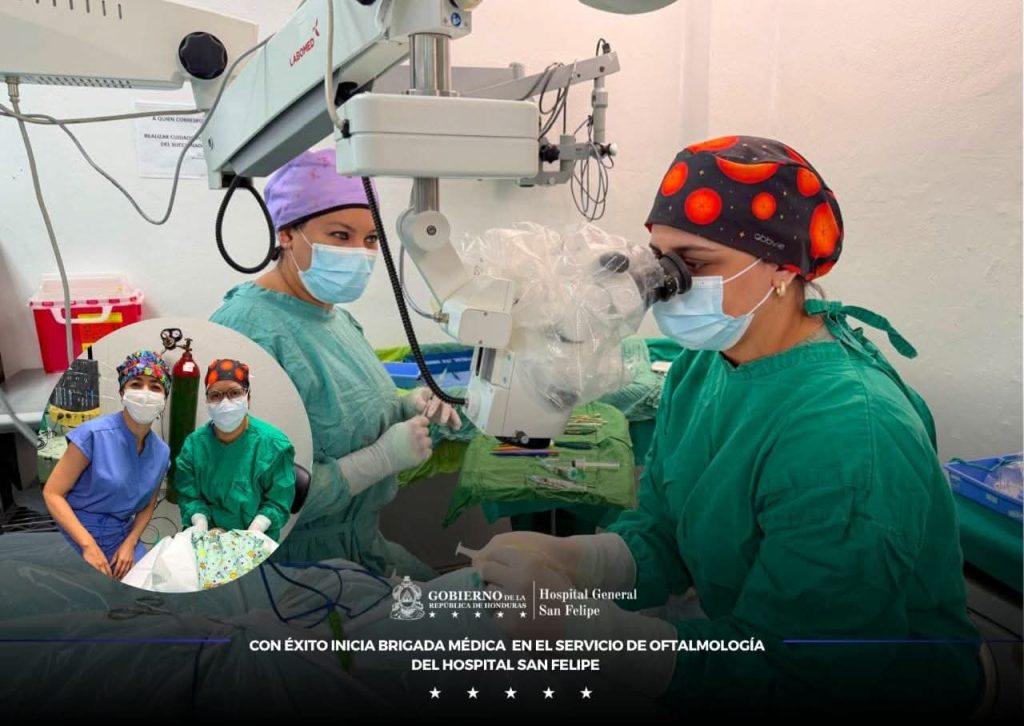 Gobierno del presidente Asfura inicia reducción de mora quirúrgica oftalmológica para más de mil pacientes